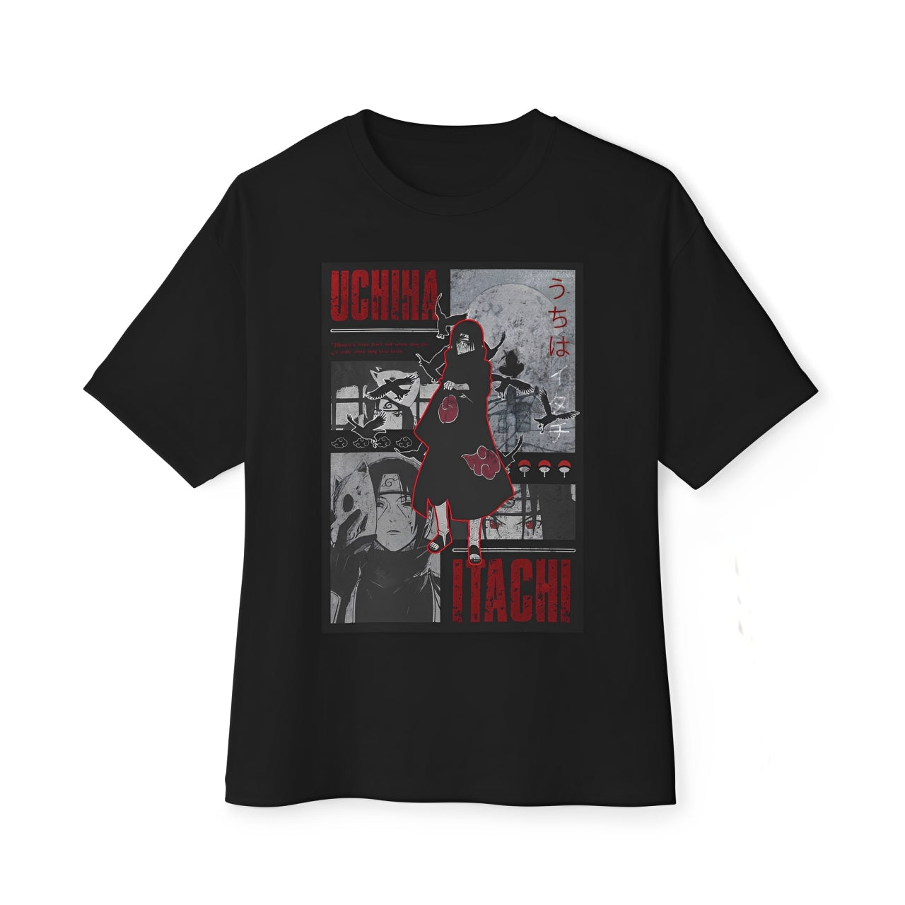 T-shirt de Manga Curta – Uchiha Itachi (Naruto)