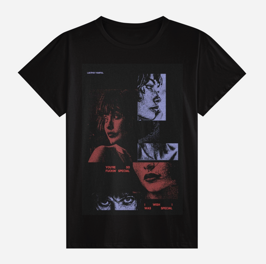 T-shirt Estampada “So Fuckin’ Special” – Estilo Alternativo/Grunge Unissexo