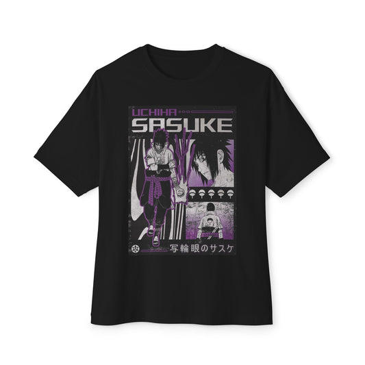 Camiseta Uchiha Sasuke – Estilo Mangá Vintage